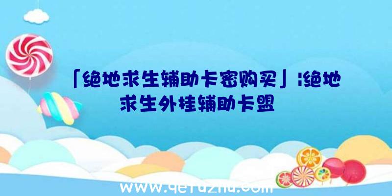 「绝地求生辅助卡密购买」|绝地求生外挂辅助卡盟